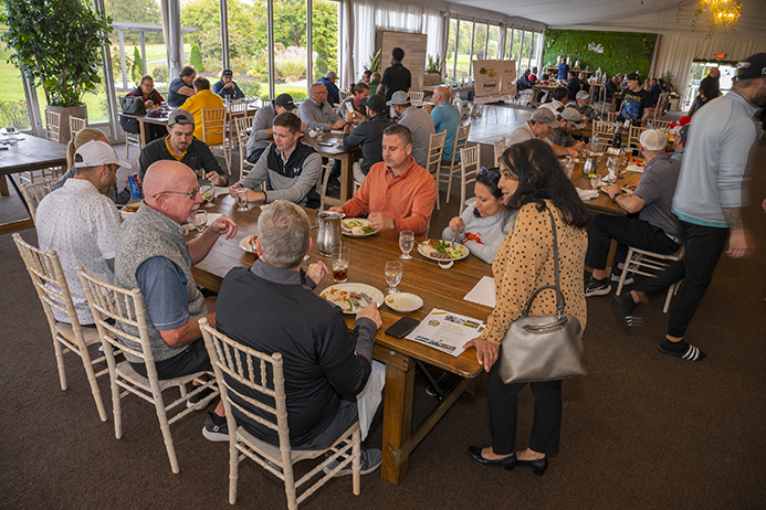 golf outing lunch