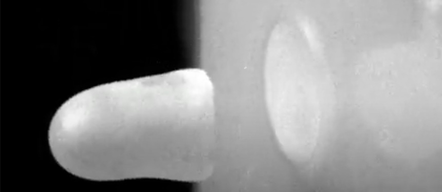 ghost shape image from instrument