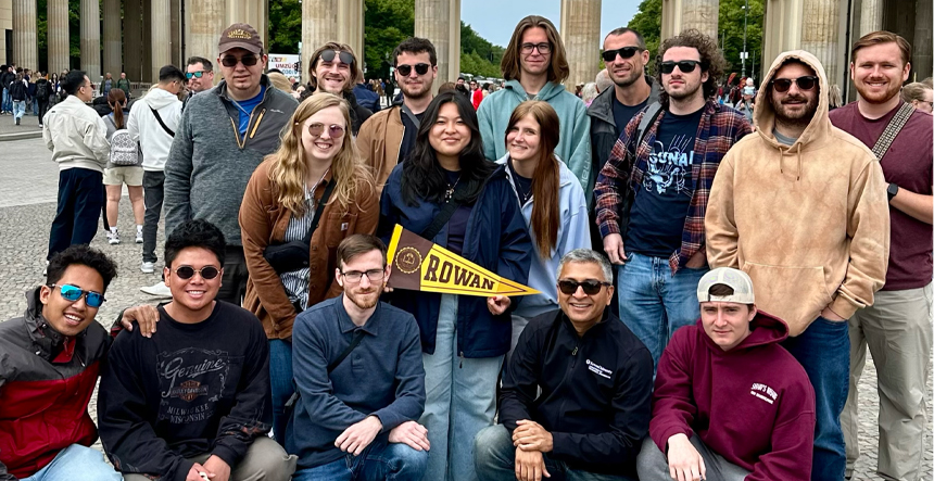 group of students at previous year study abroad in Germany
