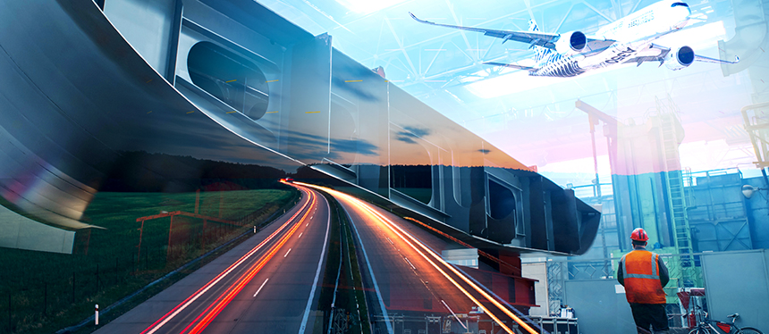 montage of concentrations in transportation engineering 