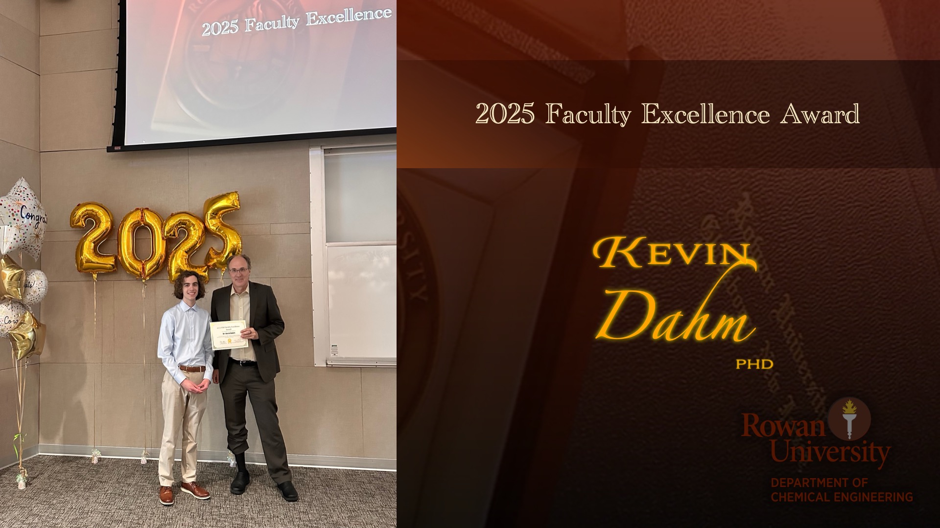 che faculty excellence award