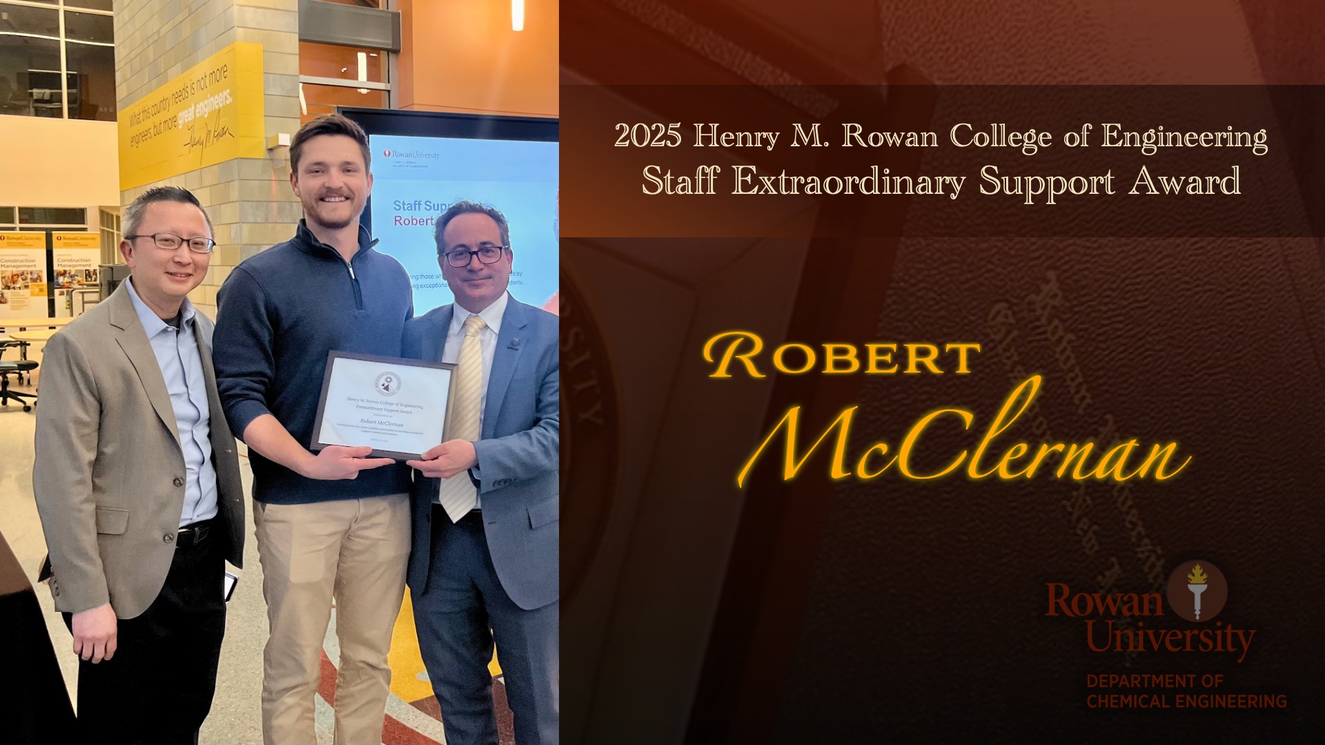 college staff support award