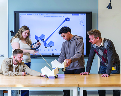 Joshua Perry, Anna Sasse, Bailey Erikson, Christopher Iuliucci, Marvin Aguilera Moreno and Alexa Warren