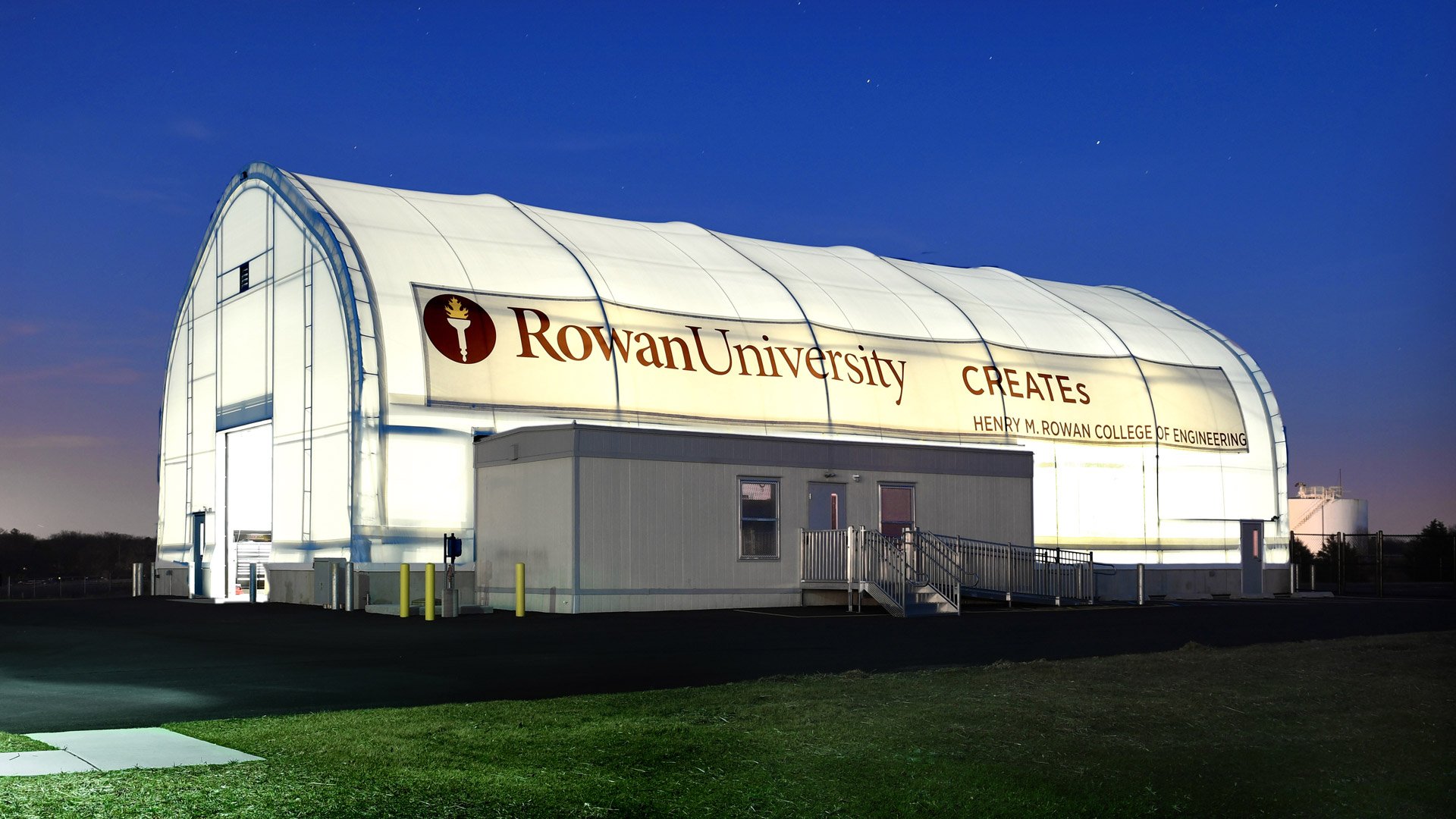 Rowan CREATES lab building from the outside