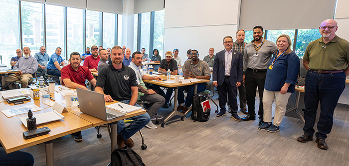Building Trades Academy Spring Session group photo