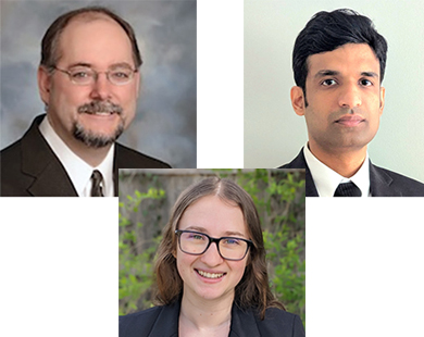 Dr. Bhattacharya, Dr. Peters and Ms. Frolio