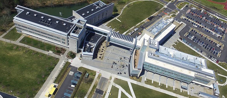 Aerial Photo of Engineering Buildings