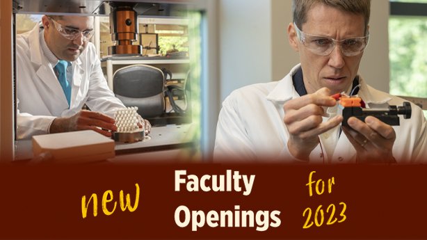 New Faculty Openings