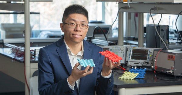 Rowan University's Dr. Chen Shen is exploring the concepts behind origami to reshape sound.